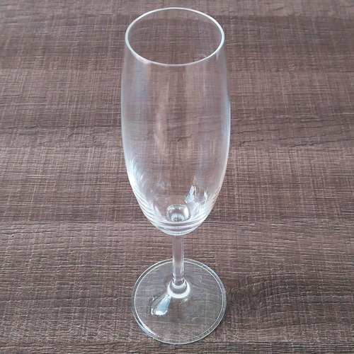 Kit 12 Taças De Champanhe 220ml Espumantes Cristal Copos Tit