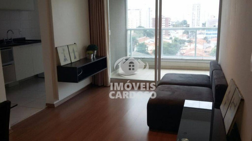 Imagem 3 de 20 de Apartamento Com 1 Dormitório, 44 M² - Venda Por R$ 740.000,00 Ou Aluguel Por R$ 3.900,00 - Brooklin - São Paulo/sp - Ap8324