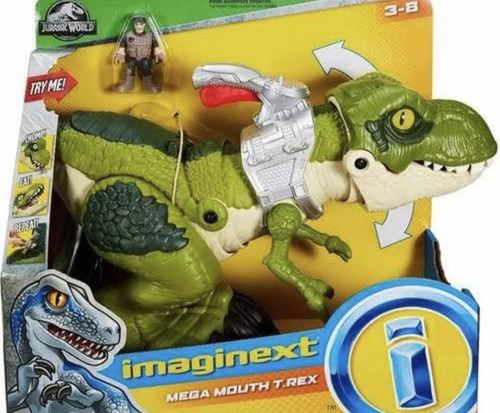 Nuevo Dinosaurio T-rex Jurassic Word Megamordida. Imaginext (Usado)