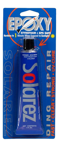 Solarez Epoxy 1oz  30cc Para Reparar Tabla Surf Epoxica