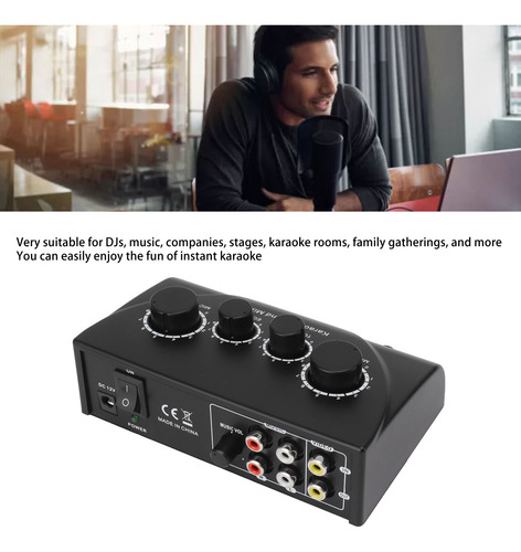 Mini Mezclador De Sonido Portátil Para Karaoke Para Empresas