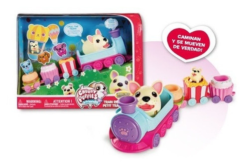 Chubby Puppies Perritos Paseo En Tren Orig Kreker Lloretoys