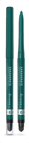 Delineador retráctil Rimmel London Exaggerate Eye Definer color emerald sparkle