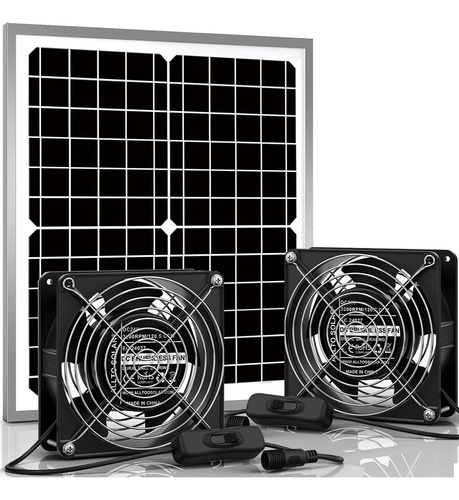 Allto Solar Kit Venilador Impermeable Energia Pro Panel 15 W