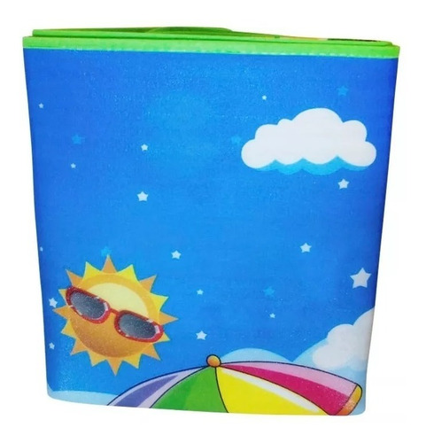Imagen 2 de 6 de Alfombra Infantil Aislante Doble Faz Impermeable 120x180cm