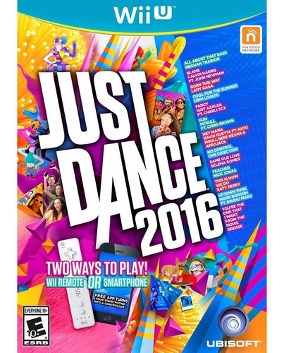 Videojuego Just Dance 2016 Para Nintendo Wii U