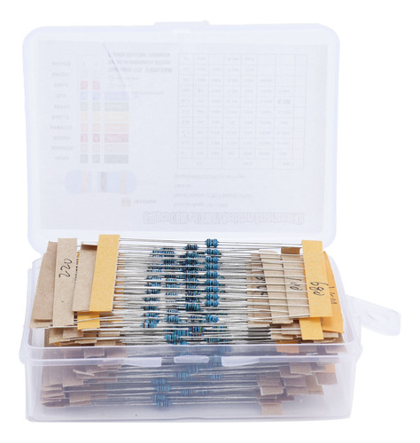 Resistor De Bricolaje, 640 Piezas, 64 Valores, 1%, Película