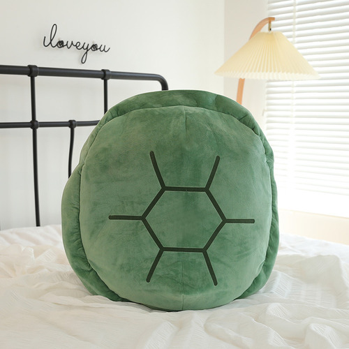 Cojín Extra Grande Turtle Power Shell, Con Concha De Tortuga
