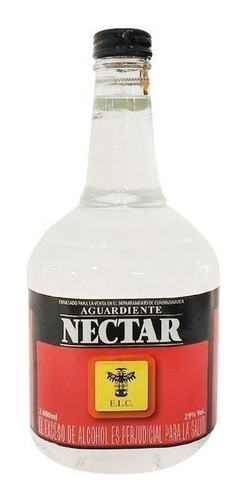 Aguardiente Nectar Rojo Garrafa 2l Original +envio Gratis