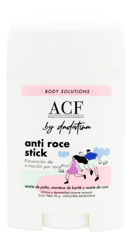 Acf Dadatina Anti Roce Stick Prevención Irritación Local