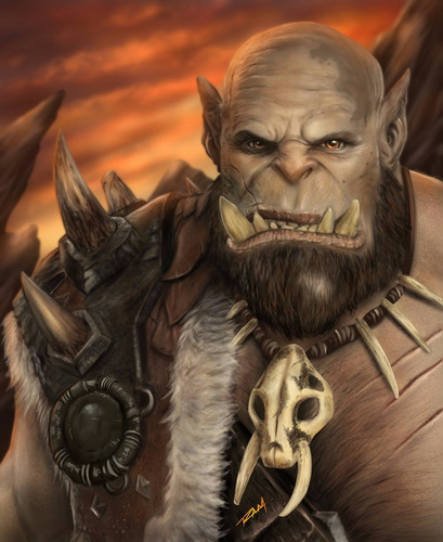 Warcraft Orgrim Doomhammer(lacrado)