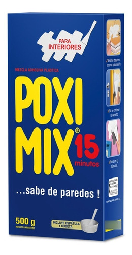 Poximix Reparador De Grietas Interiores 500grs Sibaco