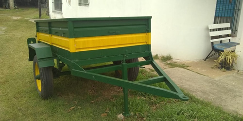Carro De 1 Eje - 1,15 X 1,80 Mts - Ideal Traslado Material