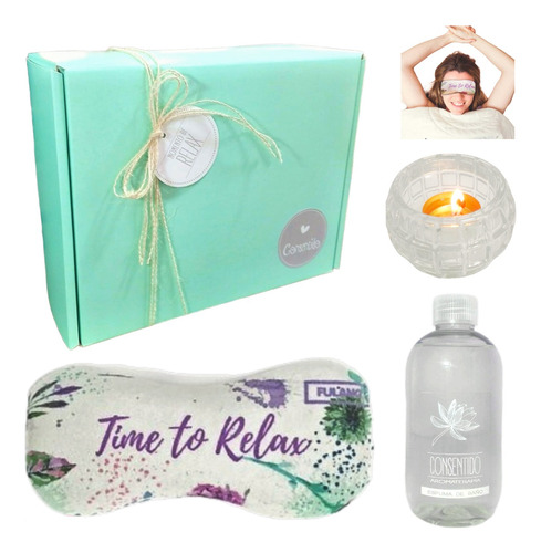 Gift Box Set Caja Regalo Aroma Jazmín Kit Zen Spa N40 Relax