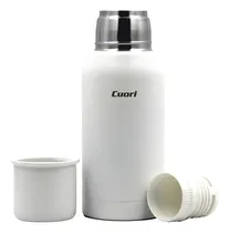 Comprar Termo Cuori Botti 750ml De Acero Inox C\u002Ftapón Cebador Color Blanco