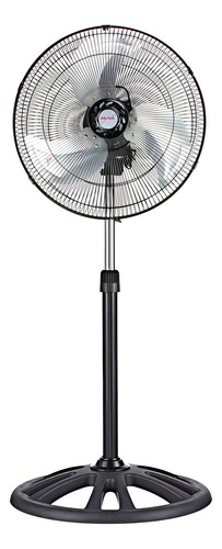 Ventilador Pedestal Mytek 3392 Plus 18 Pulgadas 3 Velocidade 60 Hz Negro Plateado Metal 3