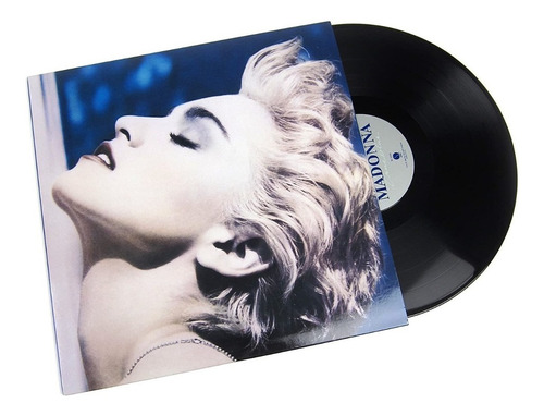 Imagen 1 de 1 de Madonna True Blue Vinilo Crystal Clear Nuevo + Poster