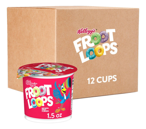 Kellogg's Froot Loops, Cuenco De Cereales Para Desayuno, Un