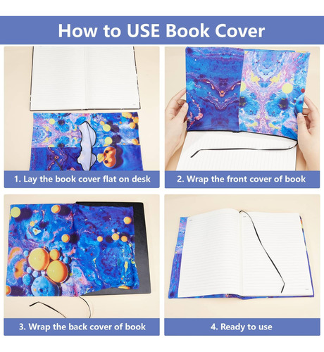 Funda Elástica Para Libros Rosa Fresa Lavable 24 X 40 Cm