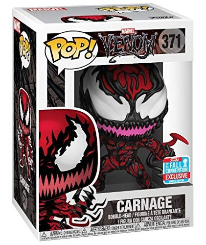 Nueva York 2018 Funk Pop Marvel Venom Carnage Tendrils 371