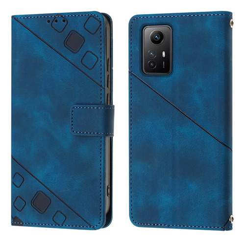 Funda Tipo Cartera Con Tapa En Relieve Para Redmi Note 12s 4