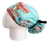 Comprar Gorro Quirúrgico Odontologa Azul   Antifluido + Lanyard 