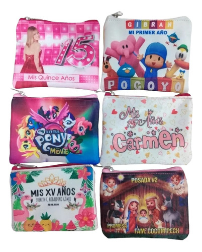 85 Monederos, Dulceros, Recuerdos Para Fiesta Personalizados