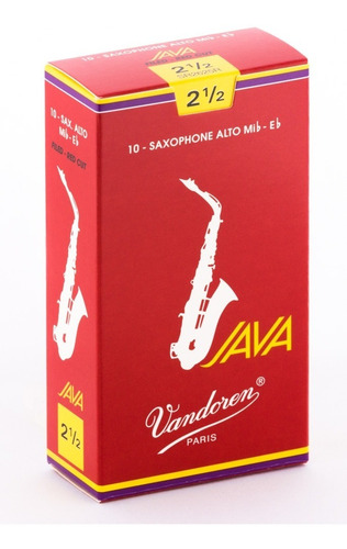 Caña Saxo Alto Vandoren Java Sr26r - Caja X 10 Unds