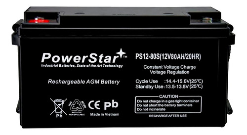 Bateria Sellada Powerstar Ps12-80 12v 80ah
