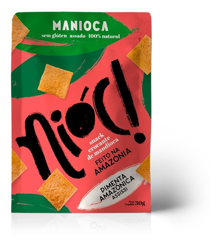 Snack De Mandioca Nióc Pimenta Amazônica Assissi Manioca