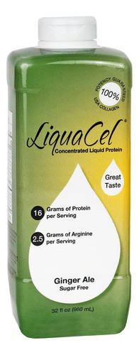 Liquacel Proteína Líquida Concentrada, Ginger-ale Sin Azúcar