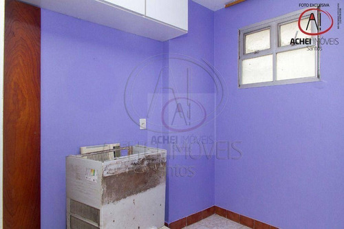 Imagem 29 de 30 de Apartamento Com 2 Dormitórios, 2 Banheiros, Dependência Completa, 1 Vaga, À Venda, 90 M² Por R$ 460.000 - Ponta Da Praia - Santos/sp - Ap10926