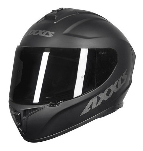 Imagem 2 de 9 de Capacete Axxis Draken Preto Fosco + Viseira Fume Cp7 54