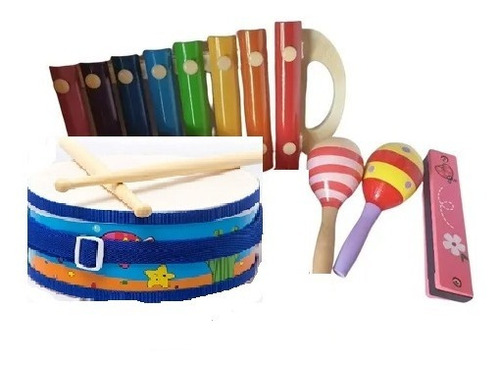 Kit Musical Bebes Didáctico Estimulación Motricidad