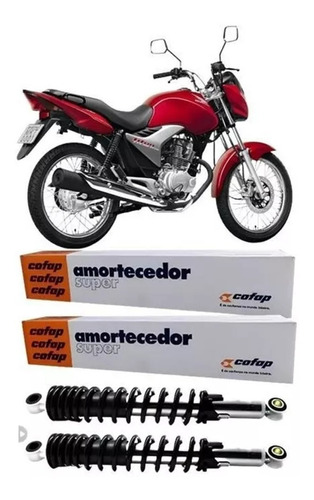 Par Amortecedor Honda Titan Fan Cg 150 Todas 22540 Original