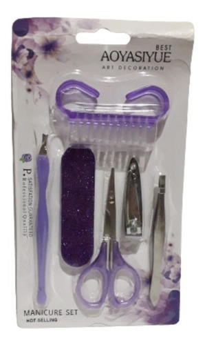 Imagen 1 de 2 de Set De Manicura X6