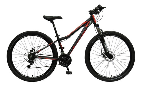 Mountain Bike Oxea Madison R29 S 21v Frenos De Disco Mecánico Cambios Shimano Color Negro/rojo  