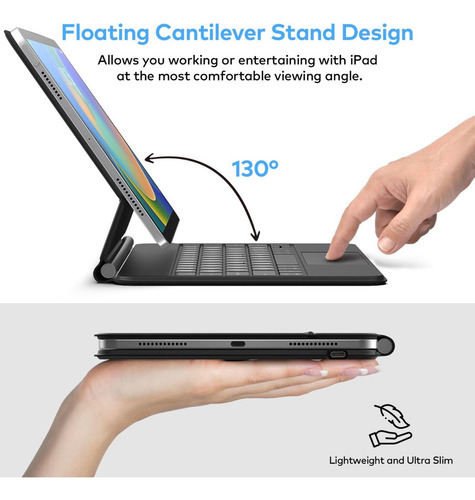 Teclado Mágico Ñ Con Lápiz Para iPad 10.ª Gen. 10.9 In