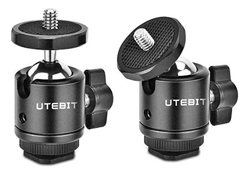 Utebit 2 Unidades De Mini Rotula Con Adaptador De Montaje D