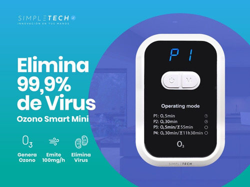 Imagen 2 de 10 de Ozonizador Purificador De Aire Portatil Carga Usb Cuotas