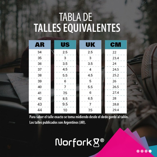 Imagen 6 de 6 de Zapatillas De Mujer Norfork Harper Premium Cuero