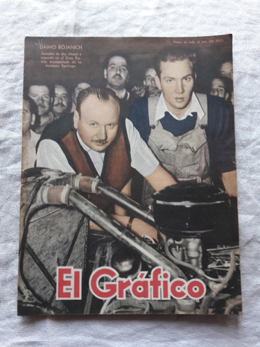 Revista El Grafico N° 1685 Año 1951 Daimo Bojanich