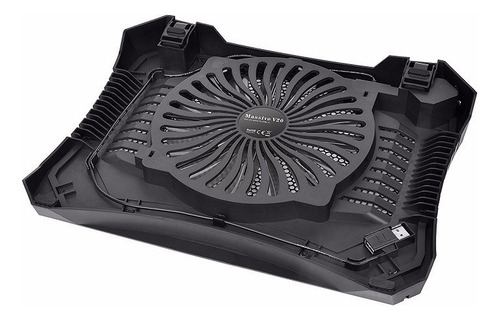 Base Enfriadora Thermaltake Massive V20 Ventilador Laptop Color Negro Color Del Led Azul