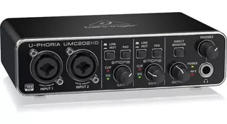 Interfaz Behringer U-phoria Umc202hd