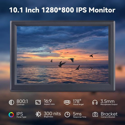 Pantalla Sunfounder 10.1 Para Raspberry Pi Display Monitor I