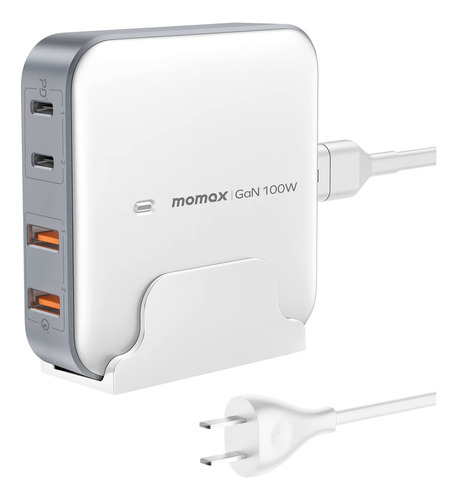 Momax Estacin De Carga Usb C, Cargador Usb C Gan De 100 W Co