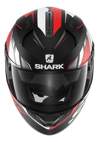 Casco Shark Ridill 1.2 Phaz Blanco/rojo Gloss Rider One