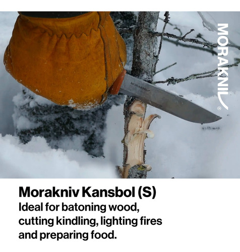 Morakniv Kansbol Fixed Blade Knife With Sandvik Stainless St
