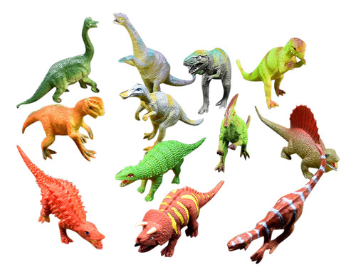 Set Educativo De Figuras De Dinosaurio De Juguete, Realistas