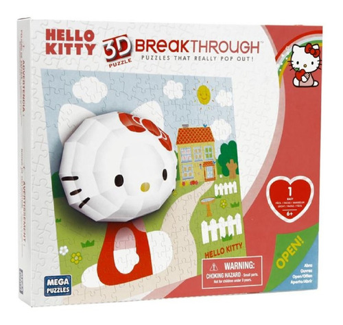 Breakthrough Disney Hello Kitty Rompecabezas 3d Detalle